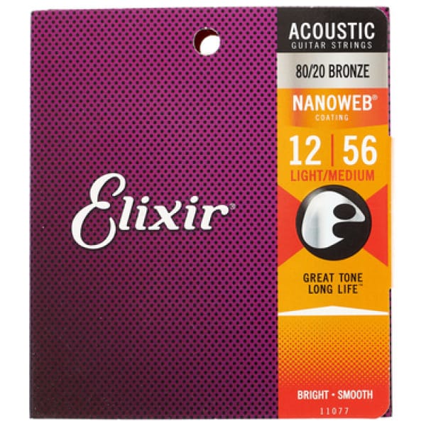 Elixir Nanoweb Light-Medium Acoustic