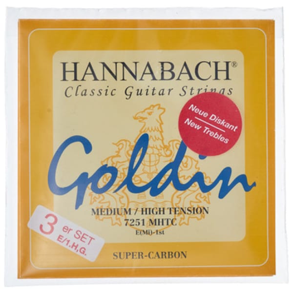 Hannabach Goldin Super Carbon Treble Set