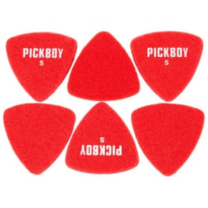 Pickboy Felt Triangle Red Soft Pick S