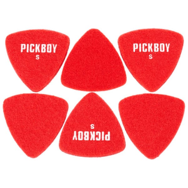 Pickboy Felt Triangle Red Soft Pick S