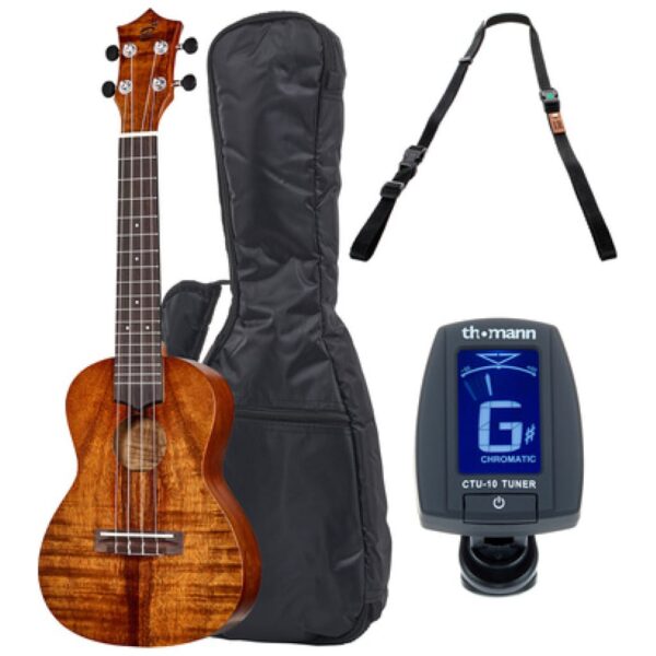 Harley Benton Koa Kahuna Scout Ukulele Set