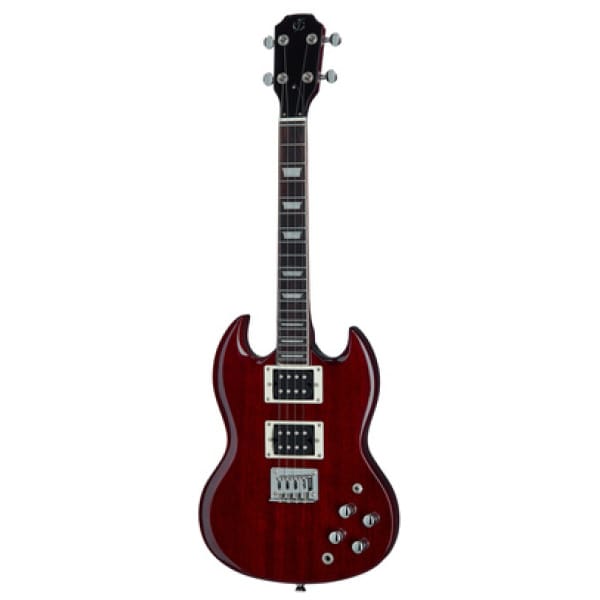 Flight Pioneer Tenor E-Ukulele Cherry