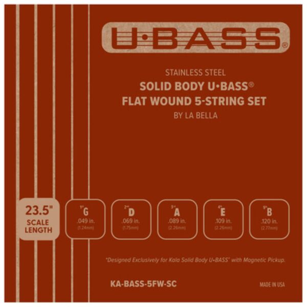 Kala Flatwound U-Bass 5 Strings