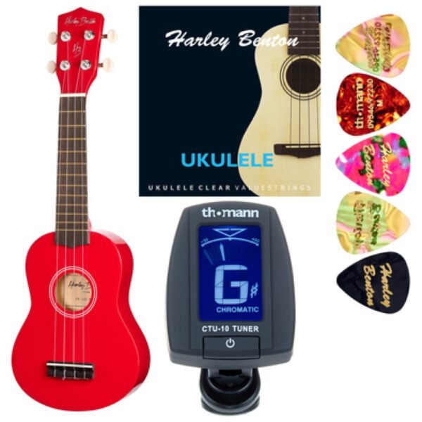 Harley Benton UK-12 Red Bundle