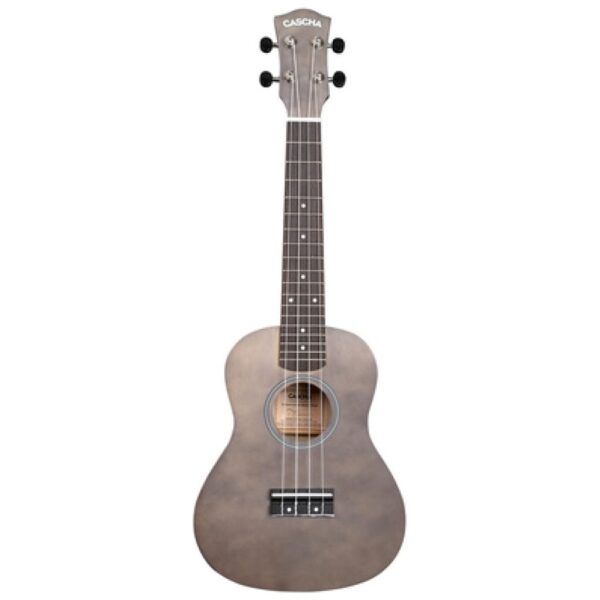 Cascha Concert Uke Linden Set BLK
