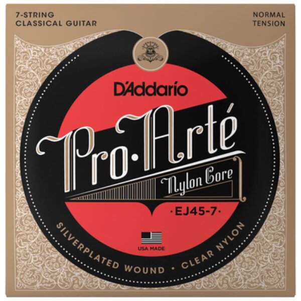 Daddario EJ45-7 7 String Nylon Classic Daddario EJ45-7 7 String Nylon Classic